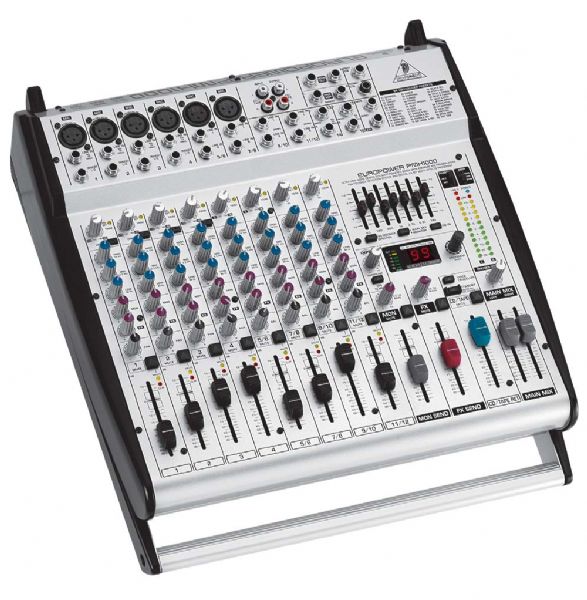 Behringer PMH-1000 12 Channel 600W Powered P.A. Mixer, Internal Effects Engine, Feedback Detection System, Super-Compact 2x300 Stereo Power Mixer (PMH1000, PMH 1000)