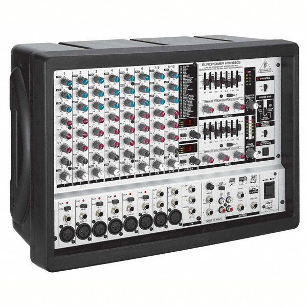 Behringer PMH880S Europower 10 Channel 800W Powered P.A. Mixer (PMH 880S, PMH-880S)