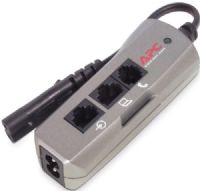 APC American Power Conversion PNOTEPROC8 Notebook Surge Protector for AC, Phone and Network Lines, 2 pin Connection, 100-240V, Surge energy rating 180 Joules, Peak Current Normal Mode 6.50 kAmps, NM Surge Response Time 1ns, Data Line Protection RJ-11 Modem/Fax protection (two wire single line), RJ45 10/100 Base-T Ethernet protection (PNO-TEPROC8 PNOTE-PROC8 PNOTEPROC8 PNOTEP ROC8) 