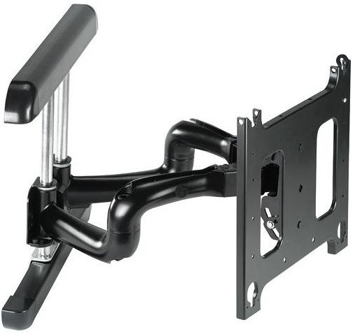 Chief PNR-2053B Reaction Dual Swing Arm Mount, Black, Fits Panasonic TH-42PD50U and others; Integrated lateral shift up to 9