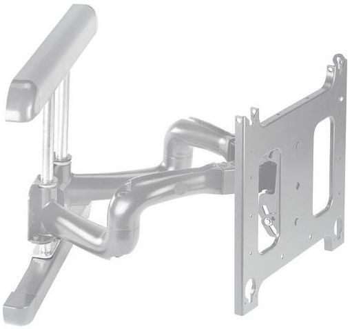 Chief PNR-2053S Reaction Dual Swing Arm Mount, Silver, Fits Panasonic TH-42PD50U and others; Integrated lateral shift up to 9
