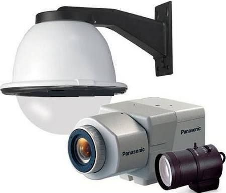 Panasonic POC254L5DW Day/Night Outdoor Fixed Camera Pak, WV-CP254, 5-50mm Lens, Dome Housing Wall Mount (POC254L5DW POC-254L5DW POC254L5 POC-254L5 POC254 POC-254)