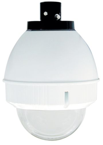 Panasonic POD9CT Outdoor Housing for P-T-Z Cameras (including WV-CS954), Clear Dome, Pendant Mount, White (POD9CT POD-9CT POD9-CT PO-D9CT POD9C)