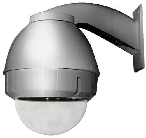 Panasonic POD9CW Outdoor Housing for P-T-Z Cameras (including WV-CS954), Clear Dome, Wall Mount, Silver (POD9CW POD9-CW PO-D9CW POD9C POD-9CW)