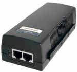 LT Security POE-I100GH PoE Single Port Gigabit Injector, No. OF POE Ports 1; Pass Through Data Rates 10/100/1000 Mbps; Pin Assignment and Polarity 1/2 (+), 3/6 (–) or 4/5(+)7/8(-); Output Power Voltage 52 VDC Maximun; User Port Power 30 Watts Maximun; Input Power AC Input Voltage 100 ~ 240 VAC; Requirements AC Input Current 0.8A @ 100-240 VAC; AC Frequency 50 to 60 Hz; Weight 12.25 Oz(350g); Indicators System Indicator: AC Power (Green); Connectors RJ-45 (POEI100GH POE-I100GH POE-I100GH) 