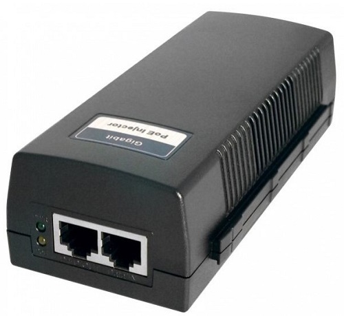 LT Security POE-I100L PoE Single Port Gigabit Injector, 1 PoE Port at 10/100/1000 Mbps, Support Up to 15W of PoE power, Compatible with IEEE 802.3af / PD Detection, Easy Installation - Parallel Slide-inDesign, Support Base-T Lan Environment, Safety Protection on Low Power Device (POEI100L POE-I100L POE-I100L)