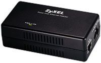 Zyxel POE12 Power over Ethernet Injector, AC 100-240 V Input Voltage, 50 - 60 Hz Frequency Required, 48 V Output Voltage, 1 x RJ-45 Output connectors, 1 x network - Ethernet 10Base-T/100Base-TX - RJ-45 Interfaces (POE12 POE-12 POE 12) 