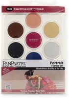 PanPastel PP30073 Portrait Starter, 7-Color Pastel Set; Professional grade, extremely fine lightfast pastel color in a cake form which is applied to almost any surface; Dry colors are essentially dustless, go on smooth as if like fluid; UPC 879465003266  (PP30073 PP-30073 PP300-73 PP30-073 PP3-0073 PANPASTEL-PP30073)  