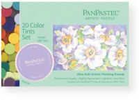 PanPastel PP30204 Ultra Soft Artists Painting Pastels, Tints Colors, Set of 20; Professional grade, extremely fine lightfast pastel color in a cake form which is applied to almost any surface; Dry colors are essentially dustless, go on smooth as if like fluid; UPC 879465002344 (PP30204 PP-30204 PP302-04 PP30-204 PP3-0204 PANPASTEL-PP30204)  