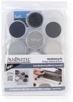 PanPastel PP30702 Greys, Grime and Soot Colors, 7-Color Weathering Kit; Professional grade, extremely fine lightfast pastel color in a cake form which is applied to almost any surface; Dry colors are essentially dustless, go on smooth as if like fluid; UPC 879465003464 (PP30702 PP-30702 PP307-02 PP30-702 PP3-0702 PANPASTEL-PP30702)  