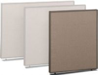 Bush PP42536-03 Pro Panels Taupe and Harvest Tan 36 inch Panel, Measures 42" High by 36" Wide, Sturdy plastic extruded trim, In line steel connectors included, Feet have adjustable levelers for stability, Fabric covered privacy panel (PP42536 03 PP4253603 PP 42536 PP-42536 PP42536) 