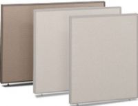 Bush PP42560-03 Pro Panels Taupe and Harvest Tan 60 inch Panel, Durable plastic trim, Stability on uneven floors with adjustable levelers, Steel in line connectors included, Internal metal inserts provide stability, Harvest Tan fabric with Taupe trim, Bryce Canyon with Chestnut Color, Replaced PP42560-03 (PP4256003 PP42560 03 PP-42560 PP 42560 PP42560) 
