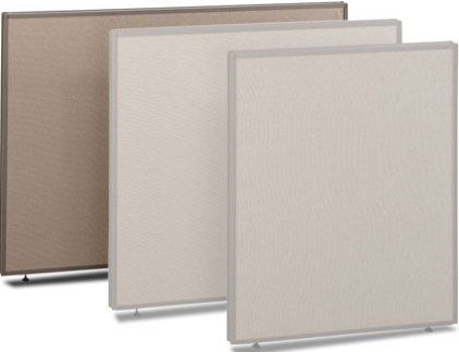 Bush PP42560-03 Pro Panels Taupe and Harvest Tan 60 inch Panel, Durable plastic trim, Stability on uneven floors with adjustable levelers, Steel in line connectors included, Internal metal inserts provide stability, Harvest Tan fabric with Taupe trim, Bryce Canyon with Chestnut Color, Replaced PP42560-03 (PP4256003 PP42560 03 PP-42560 PP 42560 PP42560)