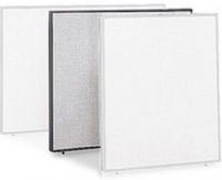 Bush PP42748-03 Pro Panels Light Gray and Slate 48 inch Panel, Measures 42"H x 48"W, Comes with in line steel connectors, Adjustable levelers included, Sturdy plastic extruded trim, Fabric covered privacy panels, Internal metal inserts provide stability, Replaced PP42748 (PP4274803 PP42748 03 PP 42748 PP-42748 PP42748) 