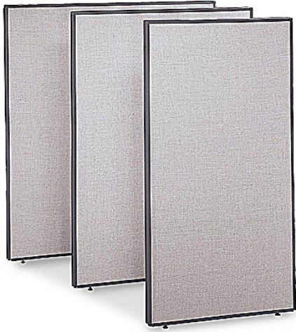 Bush PP66760-03 Pro Panels Light Gray and Slate 66 x 60 inch Panel, Measures 60
