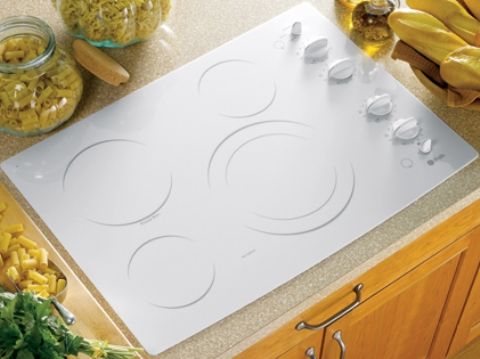 GE General Electric PP912TMWW Smoothtop Electric Cooktop with 4 Ribbon Elements, True White Ceramic Glass Surface, 4 Ribbon Number of Elements, 1 at 2700W - 9