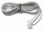 Panasonic PQJA10075Z Telephone Line Cord, Replacement 2-wire Telephone Line, Cord with transparent plugs for select Panasonic communications products, 6.5 x 3.5 x 4.5 Dimensions (inches), 1 lb Weight (PQJA10075Z PQJ-A10075Z) 