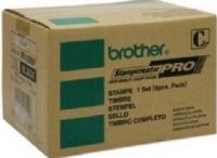 Brother PR1438B6P Black Ink Stamp, 1.50" Width x 0.55" Length Impression Size, Black Impression Color, Works in Brother SC-2000 Stamp Creator, 6 / Box Packaged Quantity (PR1438B6P PR-1438B6P PR 1438B6P PR1438B6-P PR1438B6 P) 