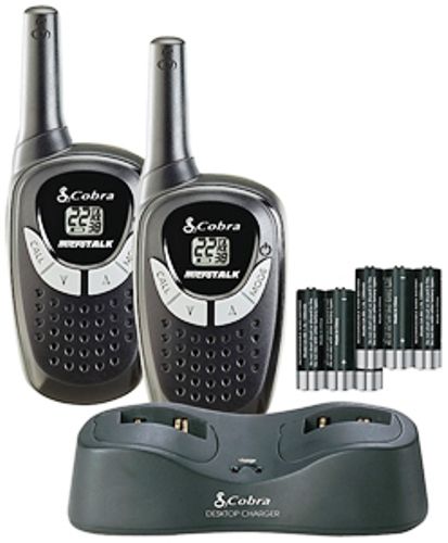 Cobra PR 150-2 VP MicroTalk Two-Way Radio Two Pack with Up to 4 Mile Range (PR1502VP PR150-2VP PR150 2VP PR1502 PR-1502)