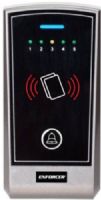 Seco-Larm PR-312S-PQ ENFORCER Stand-Alone Indoor Proximity Reader; Stand-alone operation; Max. read distance 6" (15cm), Transmit Frequency 125kHz (EM125); Up to 500 user cards; Up to 5 super user cards, plus 1 master card; 10 Cards included; Output relay for either time (1~60 s) or toggle; Status LEDs for operations and programming (PR312SPQ PR312S-PQ PR-312SPQ)  