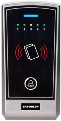 Seco-Larm PR-312S-PQ ENFORCER Stand-Alone Indoor Proximity Reader; Stand-alone operation; Max. read distance 6