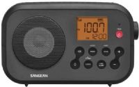 Sangean PR-D12 AM/FM NOAA Weather Alert Digital Tuning Portable Radio, Black, Large Easy to Read LCD Display with Backlight, 45 Memory Preset Stations (20 FM, 20 AM, 5 WX), Receives all 7 NOAA Weather Channels, Public Alert Certified Weather Radio, Automatic Alert Warns you of Hazardous Conditions, 2 Alarm Timers by Buzzer or Radio, Real Time Clock, UPC 729288070481 (PRD12 PR D12 PRD-12) 