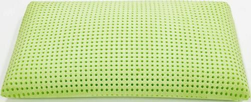 Blu Sleep P-REFRESH-QN-MB Refresh Memory Foam Pillow - Infused with Green Tea Oil - Queen-Medium, Breathable Foam and Cover, Plush Feel, Soft to the touch, Bamboo cover made from Rayon of Bamboo, Water expanded quick recovery Memory Foam, Back Sleepers, Side Sleepers, Stomach Sleepers, Infused with freshness of Green Tea Essential Oil, 28.75