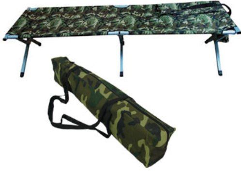 Premier 7225 Heavy Duty Folding Cot, Generous-sized camp cot for camping, travel, overnight guests, Heavy duty All-weather 600D Nylon PVC coated Polyester fabric, Built with powder-coated steel frame and reinforced steel hinges (PREMIER7225 PREMIER-7225)