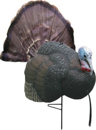 Primos 69041 B-Mobile Turkey Decoy, Easy to Carry, Full-Strut Gobbler Decoy, Has a Fan Holder for Attaching a Real Fan, Folds Up, Compact, Quick Set-Up, Metal Stake, Includes: Strutting Gobbler Decoy, Fold-Up Silk Fan, B-Mobile Fan Holder, Decoy Stake, Carrying Bag and Instructional DVD (PRIMOS69041 PRIMOS-69041 PRI-69041 PRI69041 69-041 690-41)