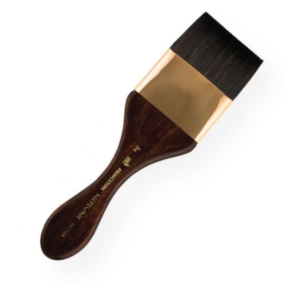 Princeton 4750M-100 Best Neptune Synthetic Squirrel Watercolor Brush Mottler 1; Short handle brushes drink up watercolor delivering oceans of color; Made from soft and thirsty synthetic squirrel hairs; Mottler 1; ; Shipping Weight 0.03 lb; Shipping Dimensions 5.5 x 1.00 x 0.38 in; UPC 757063475176 (PRINCETON4750M100 PRINCETON-4750M100 BEST-NEPTUNE-4750M-100 PRINCETON/4750M100 PAINTING BRUSH)
