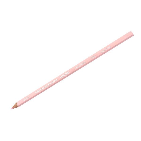 Prismacolor E743 Verithin Premier Pencil Deco Pink, 12 Box; Strong leads that sharpen to a needle point; Perfect for making check marks or accounting ledger entries; The brilliant colors will not smear, even when wet;  Individual colors packaged 12/box; Dimensions  8.00