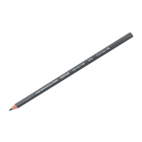 Prismacolor E747  Verithin Premier Pencil Cool Gray, 12 Box; Strong leads that sharpen to a needle point; Perfect for making check marks or accounting ledger entries; The brilliant colors will not smear, even when wet;  Individual colors packaged 12/box; Dimensions  8.00