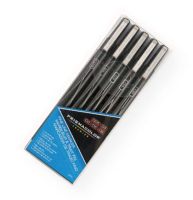 Prismacolor SN14171 Premier Black Fine Line Marker 5-Pack; Permanent, premium pigmented ink is non-toxic, archival quality, acid-free, and light-fast; It is also water-resistant, has no bleed through and is smear-resistant when dry; Results may vary based on paper characteristics; Ideal for crisp lines and detail work; Great for quick sketching, outlining, and creating texture; UPC 070735141712 (PRISMACOLORSN14171 PRISMACOLOR-SN14171 MARKER DRAWING) 