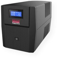 Maruson PRO-2000LCD PowerPro 2000VA/1200W UPS System; LCD display for more reliable power status feedback; Advance battery management, increases longevity, performance, and reliability; Two boost and one-buck AVR to stabilize input voltage; Auto restart while AC is recovering; Dimensions 11.7