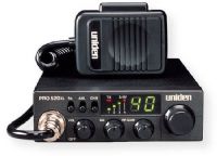 Uniden PRO520XL CB Radio; Black; 40 Channels; Front Mount Microphone; 4w Audio Output; 40 channel mobile CB radio with superheterodyne circuit/phase locked loop for precise control; Built in automatic noise limiter and auto squelch to eliminate noise and improve communication; Signal/RF meter and LED indicators to monitor activity; UPC 050633031131(PRO520XL PRO520-XL PRO520XLCBRADIO PRO520XLRADIO PRO520XLUNIDEN PRO520XL-UNIDEN)  