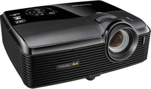 ViewSonic PRO8450W DLP Projector, 4500 ANSI lumens Image Brightness, 2000:1 / 3000:1 Dynamic Image Contrast Ratio, 29.9 in - 25 ft Image Size, 4 ft - 33 ft Projection Distance, 1.46 - 2.2:1 Throw Ratio, 1280 x 800 WXGA Resolution, Widescreen Native Aspect Ratio, 120 V Hz x 100 H kHz Max Sync Rate, 280 Watt Lamp Type, 4000 hours Typical Color / 5000 hours economic mode Lamp Life Cycle, Manual Zoom Type (PRO8450W PRO-8450W PRO 8450W)