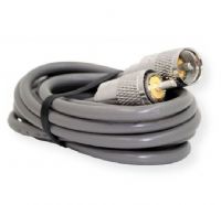 Procomm Model PP8X25 25' RG8X Coaxial Cable with PL259 Connectors on each end; UPC 734139072507 (25' RG8X SINGLE LEAD COAX CABLE PL259 EACH END PROCOMM-PP8X25 PROCOMM PP8X25 PROPP8X25) 