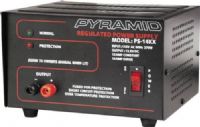 Pyramid PS14KX Regulated Power Supply; 12 AMP Constant/14 AMP Surge; Perfect for Home, Shop and Hobbyist, Input 115V AC, 60Hz, 270 Watts; Output: 13.8V DC; Powers Cellular Phones, 12V DC CB Radios, Scanners, HAM Radios, Autosound Systems; Screw Terminal Connectors; Electronic Overload Protection w/ Auto Reset (PS-14KX PS 14KX PS14K PS14) 