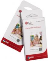 LG PS2203 Inkless Paper Exclusive for PS233 LG Pocket Photo; 30 Papers (10 Sheets x 3 Packs); No need ink, Zink; Optimized print quality; Handy and Minimal design; Share your happy memories at any time; Paper Size 50mm x 76mm (PS-2203 PS 2203) 