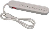 Audiovox PS26000S Six Outlet and 450 Joules Surge Suppressor, 6 power cord outlets, Integrated child safety covers, 3 Ft double insulated cord, Expands number of outlets, External Form Factor, PC Compatibility, Dimensions 8.8" x 3" x 1.8", Weight 0.7 Lbs, UPC 044476061172 (AUDIOVOXPS26000S AUDIOVOX PS26000S PS 26000 S PS 26000S PS26000 S AUDIOVOX-PS26000S PS-26000-S PS-26000S PS26000-S) 