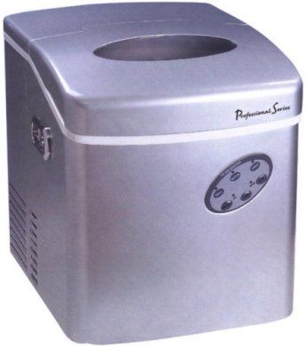 CEM Global PS78111 Portable Ice Maker in Platinum, 1.2 Gallon Water  Reservoir, Makes 30-35 Lbs
