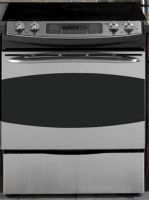 GE General Electric PS905SPSS Slide-in Electric Range with 4.4 cu. ft. TrueTemp Oven, 30" Size, 4.4 cu ft Total Capacity, Large Oven Unit Capacity, Self-Clean Oven Cleaning Type, Variable Cleaning Time, Upfront Control Location, 1 Ribbon 1500 watt - 6" Heating Element, 1 Ribbon 3000 watt Power Boil - 6"/9" Dual Heating Element, 2 Ribbon 1800 watt - 7" Heating Elements, 1 800 watt Bridge Element, Stainless Steel Finish (PS905SPSS PS905SP-SS PS905SP SS PS905SP PS-905SP PS 905SP) 