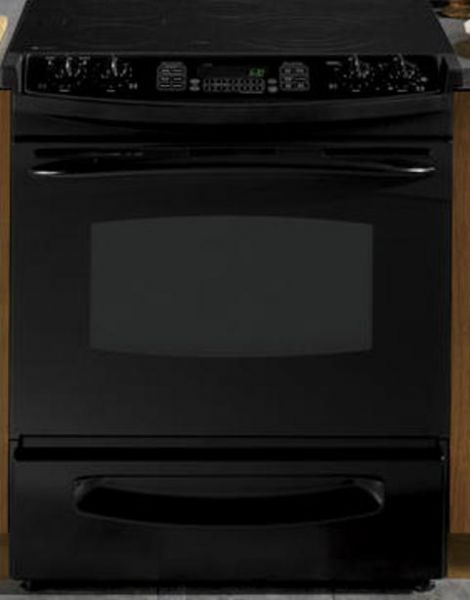 GE General Electric PS968DPBB Slide-in Electric Range with 4.1 cu. ft. PreciseAir Convection Oven, 30