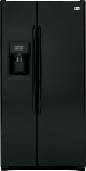 GE General Electric PSDF5YGXBB Counter-Depth Side by Side Refrigerator, 24.6 cu. ft. Total Capacity, 15.28 cu. ft. Refrigerator Capacity, 9.32 cu. ft. Freezer Capacity, 20.6 sq. ft. Shelf Area, 4.3-inch LCD ClimateKeeper System - External Controls, 3 Adjustable Glass Cabinet Shelves, 2 Cabinet Shelves - Slide-Out, Spillproof, 1 Snugger Clips, MSWF GE Water Filtration System, 100 UltraFlow Dispenser, Black Color (PSDF5YGXBB PSDF5YGX-BB PSDF5YGX BB PSDF5YGX PSDF-5YGX PSDF 5YGX) 