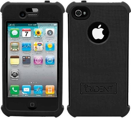 Trident PS-IPH4S-BK Perseus A.M.S Case, Black For use with Apple iPhone 4/4S, Light-duty case provides protection from minor bumps and scratches, Anti-skid texture allows for a comfortable grip of your device, Self-applicable screen protector provides reliable screen protection, Slim design allows it to slide in and out of pockets with ease, UPC 816694014564 (PSIPH4SBK PSIPH4S-BK PS-IPH4SBK PS-IPH4S)