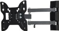 Diamond Mounts PSW710S Double Hinge-Single Arm Tilt & Swivel Small Articulating Wall Mount Fits with 14" - 32" TVs, Solid heavy-gauge steel with a powder black finish, Maximum Load Capacity 55.00 lb, Tilt 5 -15 degrees, Wall Distance 2.87" Closed - 15.63 Extended, VESA 200mm x 200mm, UPC 094922362834 (PSW-710S PSW 710S PSW710) 