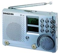 Sangean PT-50 AM/FM Stereo LW/SW Shortwave World Band Digital Travel Radio with World Time (PT 50, PT50) 