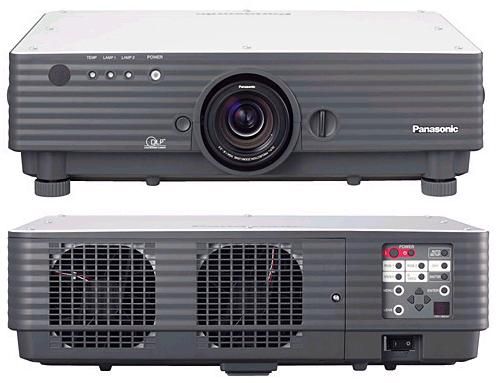 Panasonic PT-D5500U DLP Projector with BriteOptic Dual-Lamp Technology, 5000 ANSI Lumens, 1024x768 XGA Native Resolution, 1600:1 Contrast Ratio (PT D5500U PTD5500U PT-D5500 PTD5500)