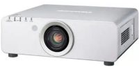 Panasonic PT-DX610ULS 6,500 Lumens XGA 1-Chip DLP Projector with dual-lamp technology; 0.7" diagonal Panel size; 4:3 Aspect ratio; DLP chip x1, DLP projection system Display method; Total pixels: 786432 Pixels; Optional powered zoom/focus and fixed focus lenses; 280 W UHM x2 Lamp; 1.27 15.24 m (50-600 inches) / 1.27 5.08 m (50-200 inches) with ET-DLE055 Screen size (diagonal) (PTDX610ULS PT-DX610ULS) 