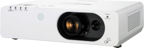 Panasonic PT-FX400U DLP Projector, 1024 x 768 XGA Resolution, 4000 lumens Brightness, 600 : 1 Contrast Ratio, 4:3 Aspect Ratio, Full Color Number of Colors, 250 W UHM lamp Lamp, 6000 hours Typical Lamp Life, 1.48 - 2.96:1 Throw Ratio, 33  300 inches Image Size, Vertical: 30 Keystone Correction, Ceiling/desk, front/rear Projection Methods, Stereo Mini-Jack - 3.5 mm x 1 Outputs, 5.0 W monaural Speaker, 35.0 dB Normal, 29.0 dB Eco Audible Noise (PTFX400U PT-FX400U PT FX400U)